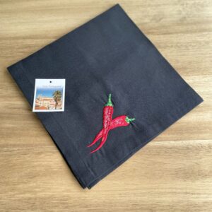 Servet Chili zwart