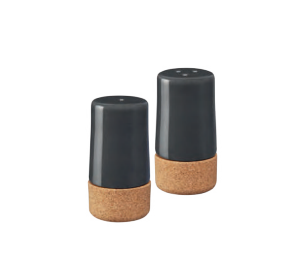 Alma Gemea donkergrijs Peper & Zout stel (set à 2 stuks) - Afbeelding 3