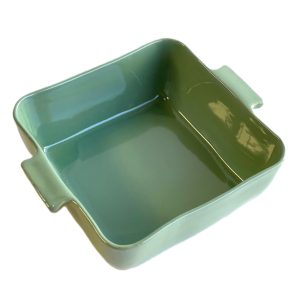 Actual Ovenschaal - vierkant - 20cm - Olijfgroen