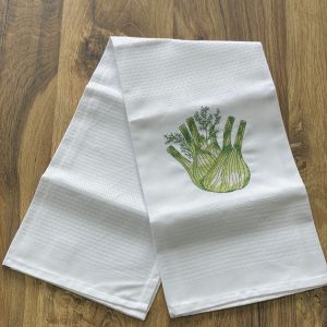 Theedoek Venkel wit - set van 2 stuks