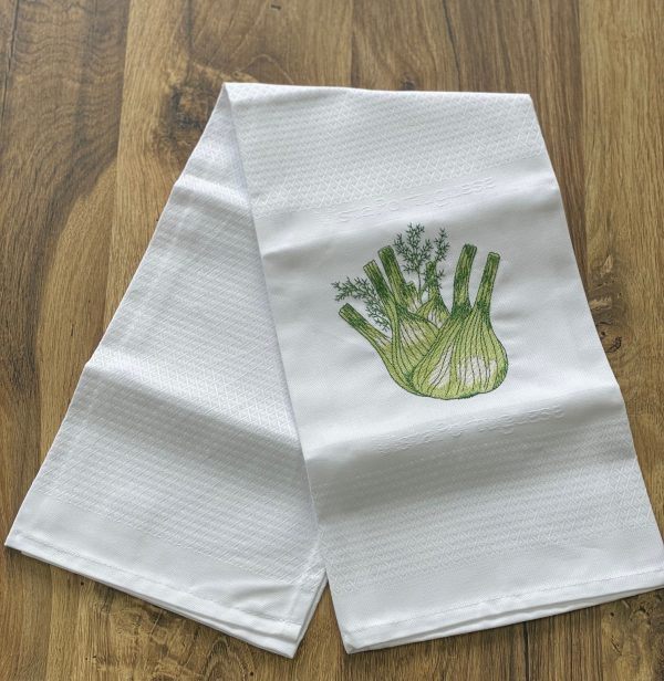 Theedoek Venkel wit - set van 2 stuks